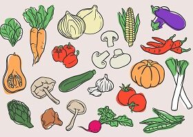 ציור ירקות